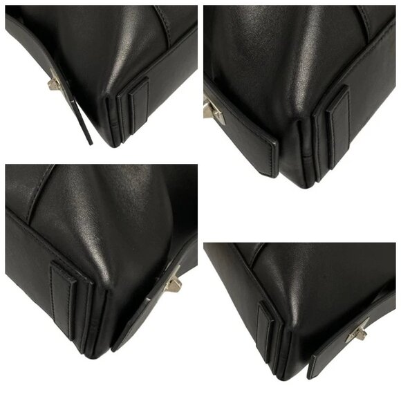 GIVENCHY Medium Antigona soft lock bag 001 Black Leather 691-060325 - Picture 6 of 14